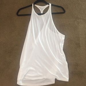 lululemon pima cotton high neck loose fit tank